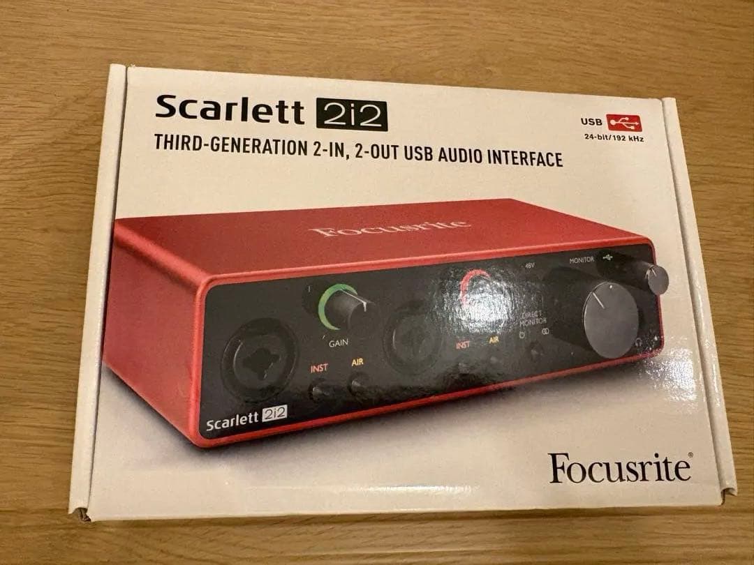 Focusrite Scarlett 2i2 第3世代