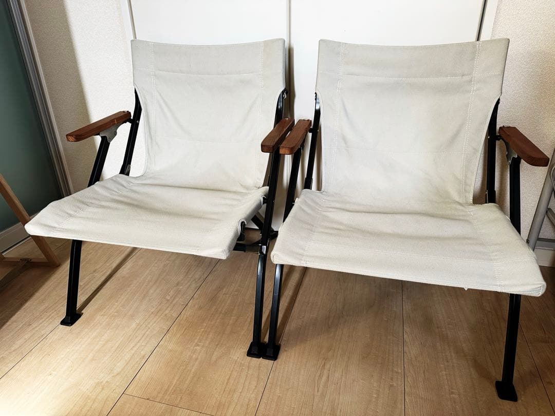 2脚セット peak ローチェアショート アイボリー