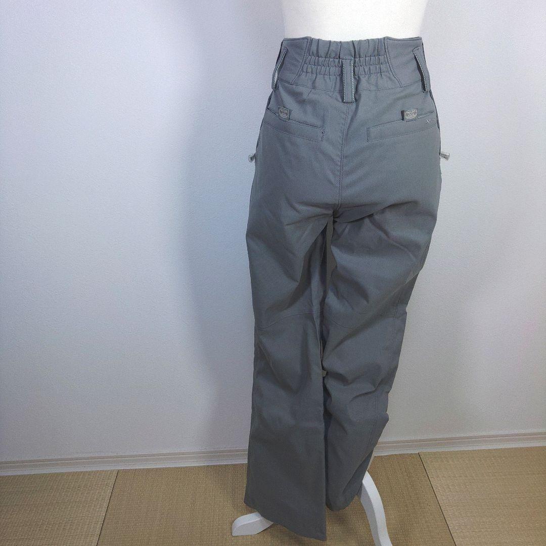 レディース　M　スキー　スノーボードウェア　上下セット　パープル　グレー