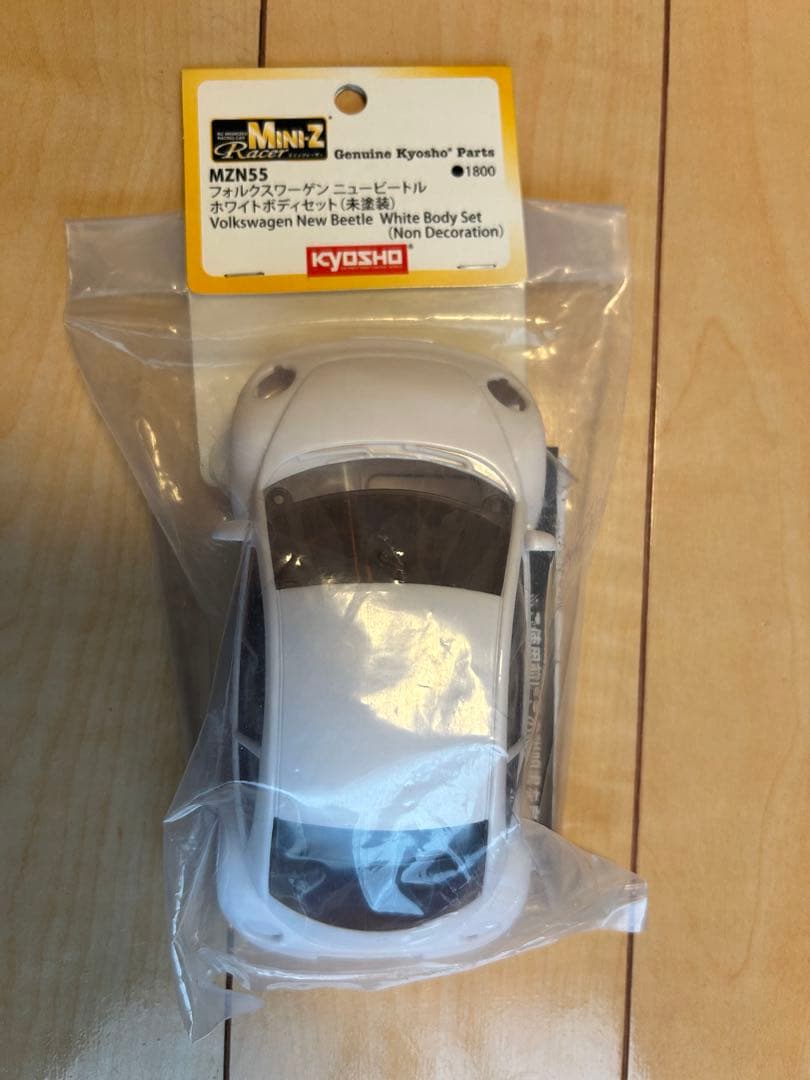 激レア！ ミニッツ　ビートル　ホワイトボディ　オートスケール　４台セット