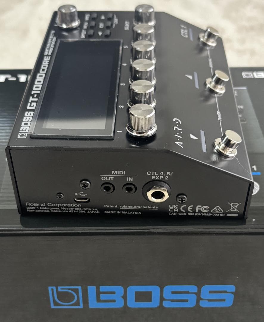 BOSS GT-1000CORE+BOSS MIDIケーブル
