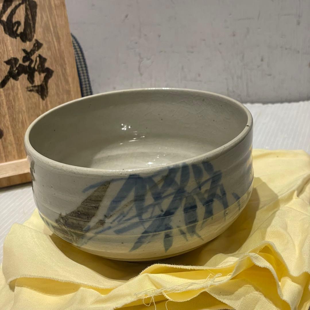 新品　鳥取県　浦富焼　白磁　茶碗　抹茶碗　コレクション　インテリア