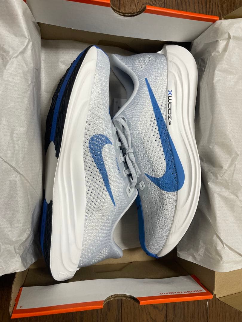 ナイキ ペガサス プラス　Nike ZoomX スパイクシューズ グレー/ブルー