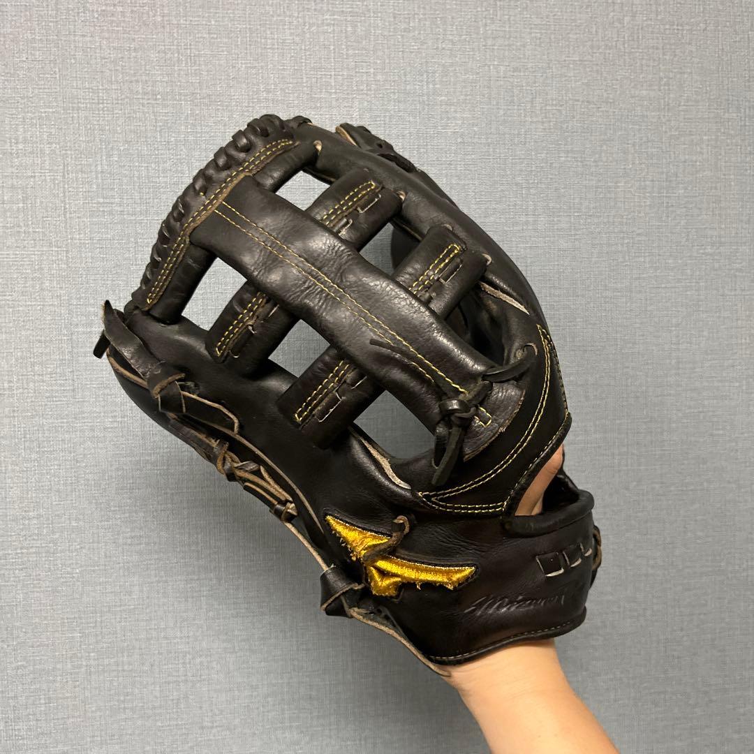 1201 ミズノプロ 5DNA キップレザー 硬式 外野手用グローブ 左投げ