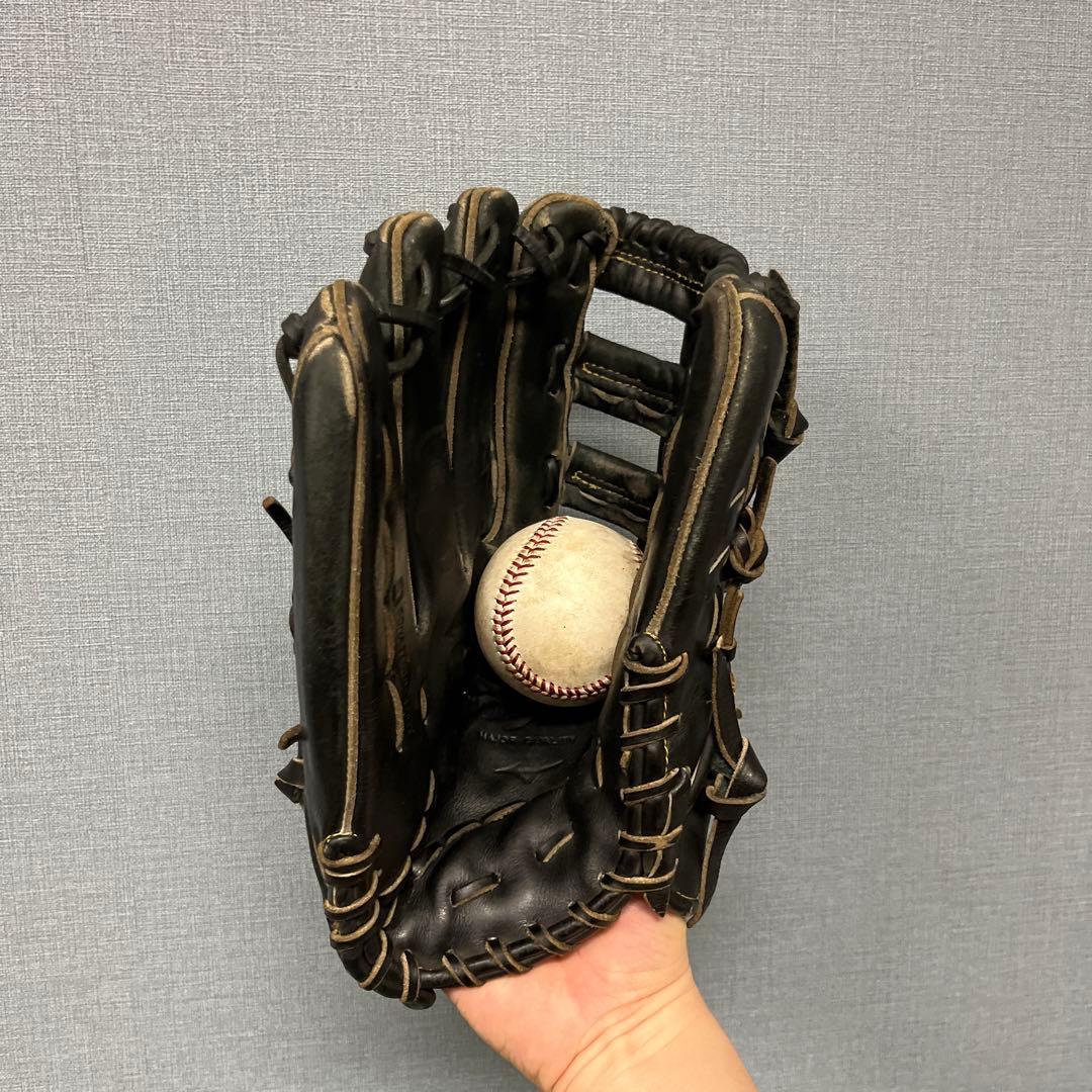 1201 ミズノプロ 5DNA キップレザー 硬式 外野手用グローブ 左投げ