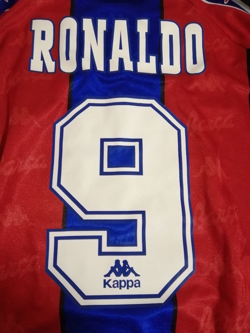 【未使用タグ付き/希少】正規品　バルセロナ　ロナウド　長袖ユニフォーム