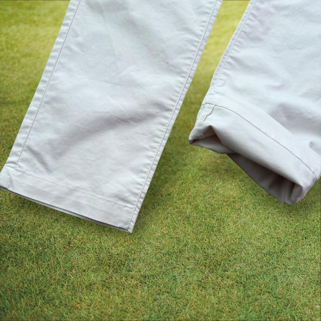 パーリーゲイツ　パンツ　4 M〜L相当　白　ホワイト　ストレッチ素材　ゴルフ