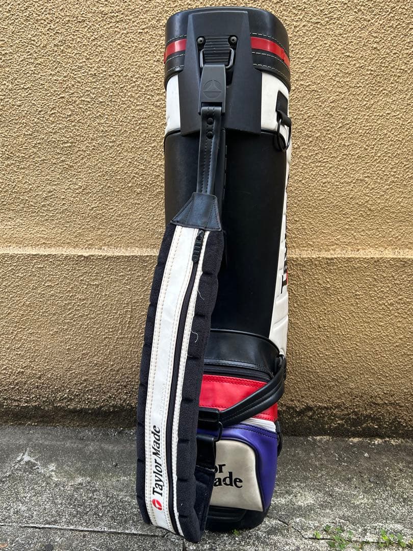 Taylor Made キャディバッグ 白/黒/赤/紫　ビンテージ　オールド