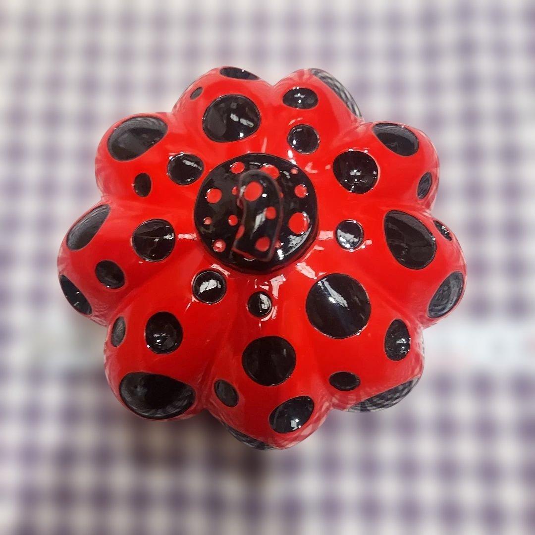 草間彌生 YAYOI KUSAMA かぼちゃ オブジェ ペーパーウェイト