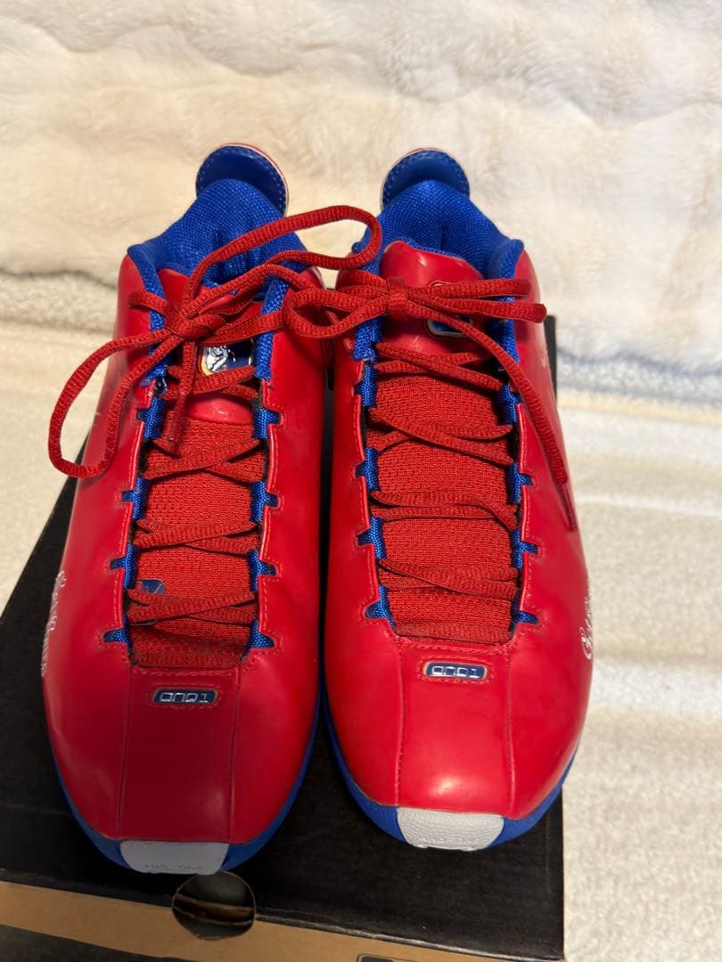 AND1 バスケットボールシューズ 赤青