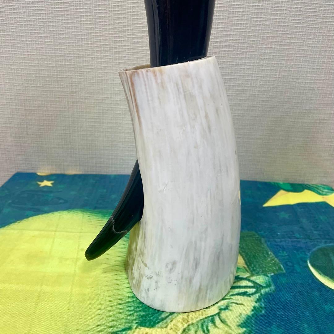 ヴァイキング ドリンキングホーン 角杯 ホーンカップ 400ml 4点セット