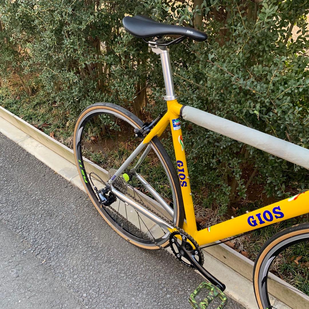 GIOS ジオス 街乗り 完成車 フロントラック ロードバイク クロスバイク