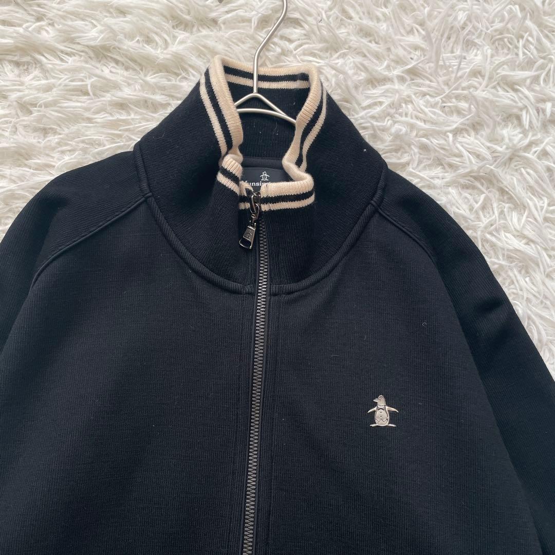 Munsing wear 刺繍　長袖　ジャージ　パーカー　洗える　ストレッチ素材