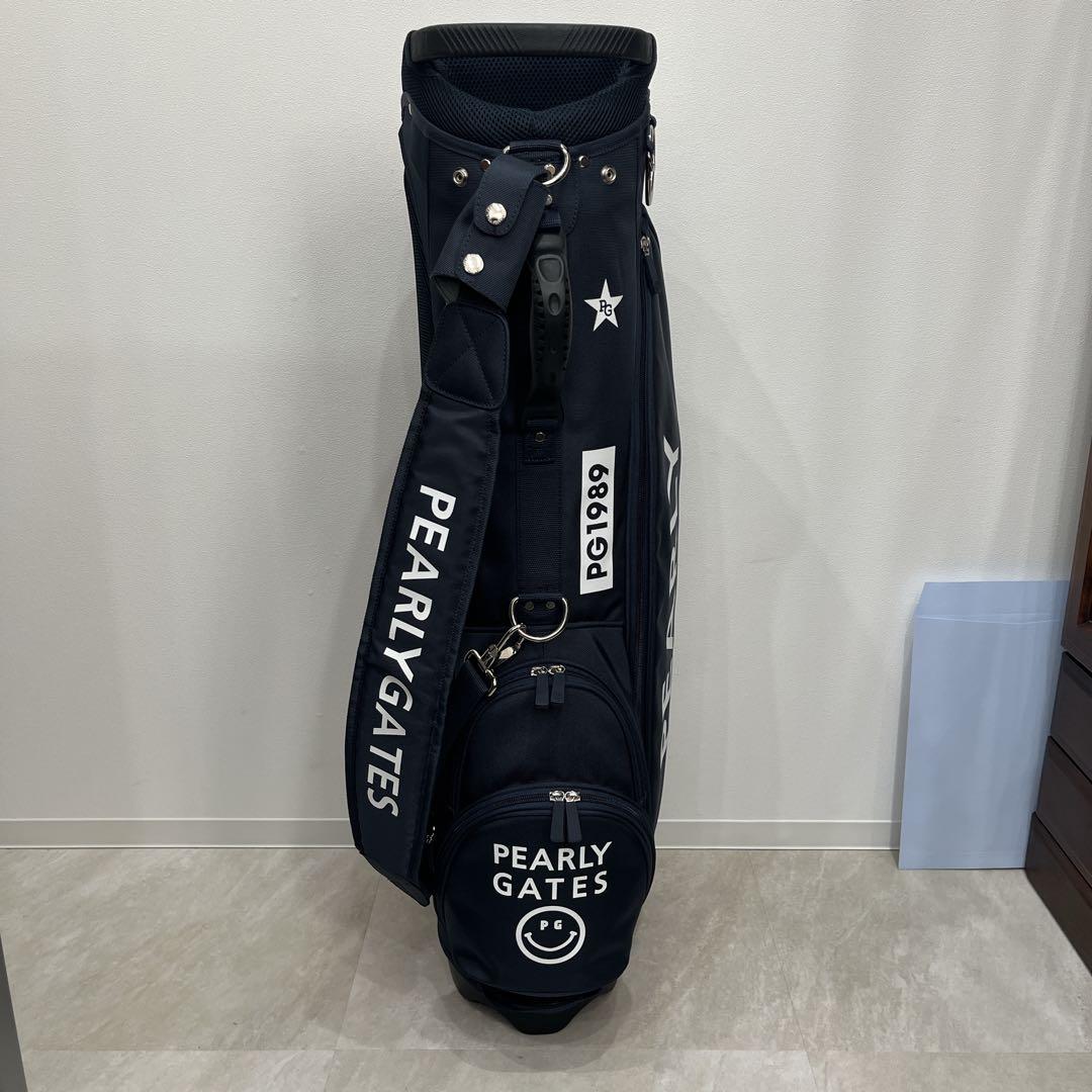 PEARLY GATES ゴルフバッグ ネイビー 89付き