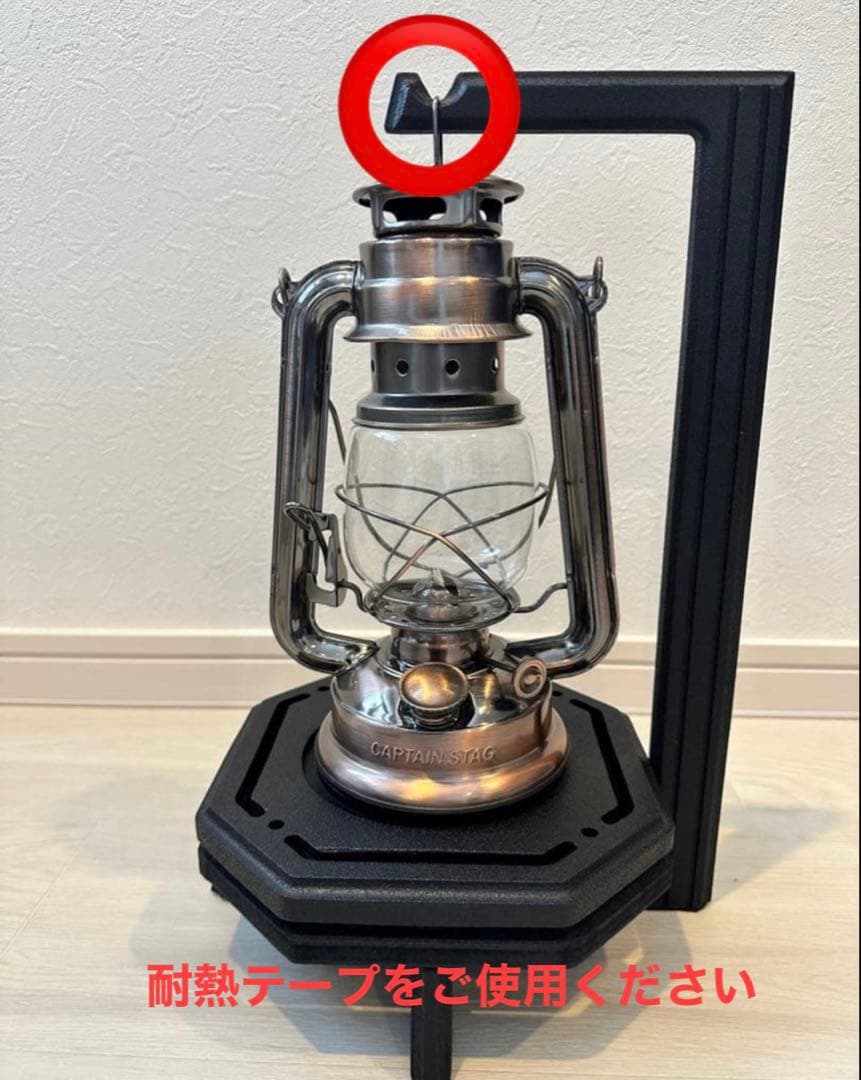 ランタンスタンド八角形 黒/ ハンドクラフト特注品 / 誰とも被らない/新品！