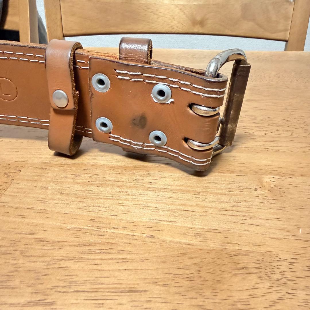 ゴールドジム　プロレザーベルト　Lサイズ