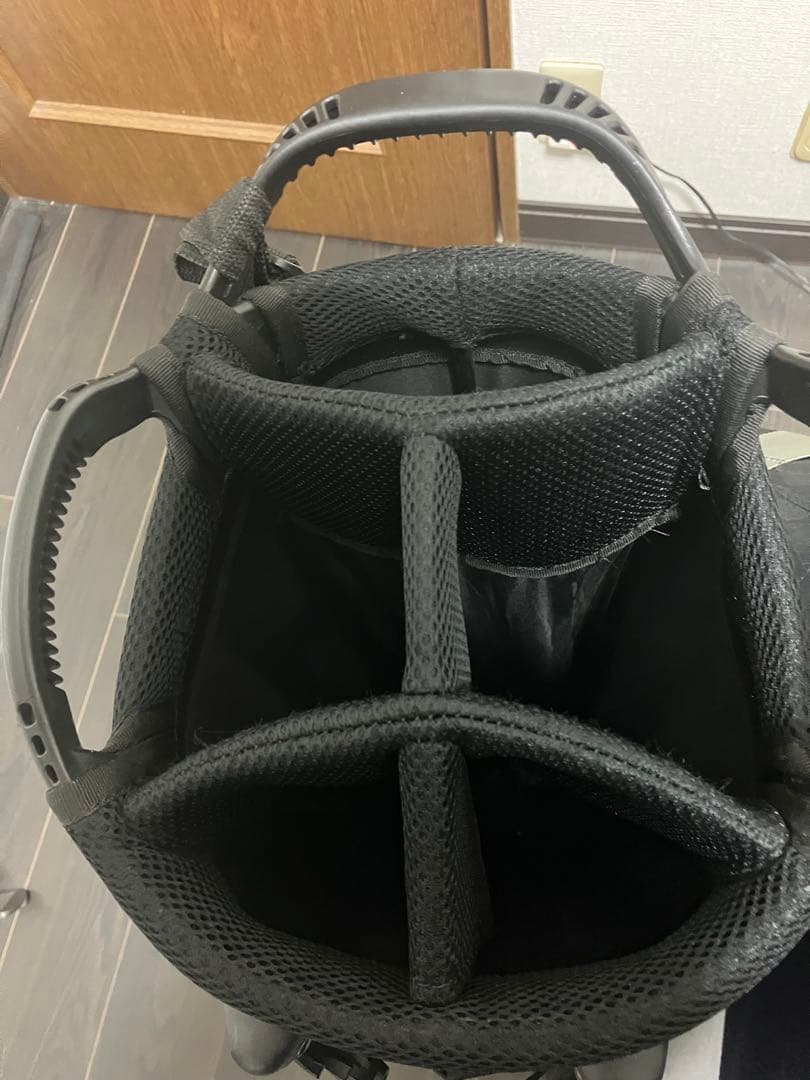 TFW49 ゴルフキャディーバック　ブラック×ブラック　希少カラー