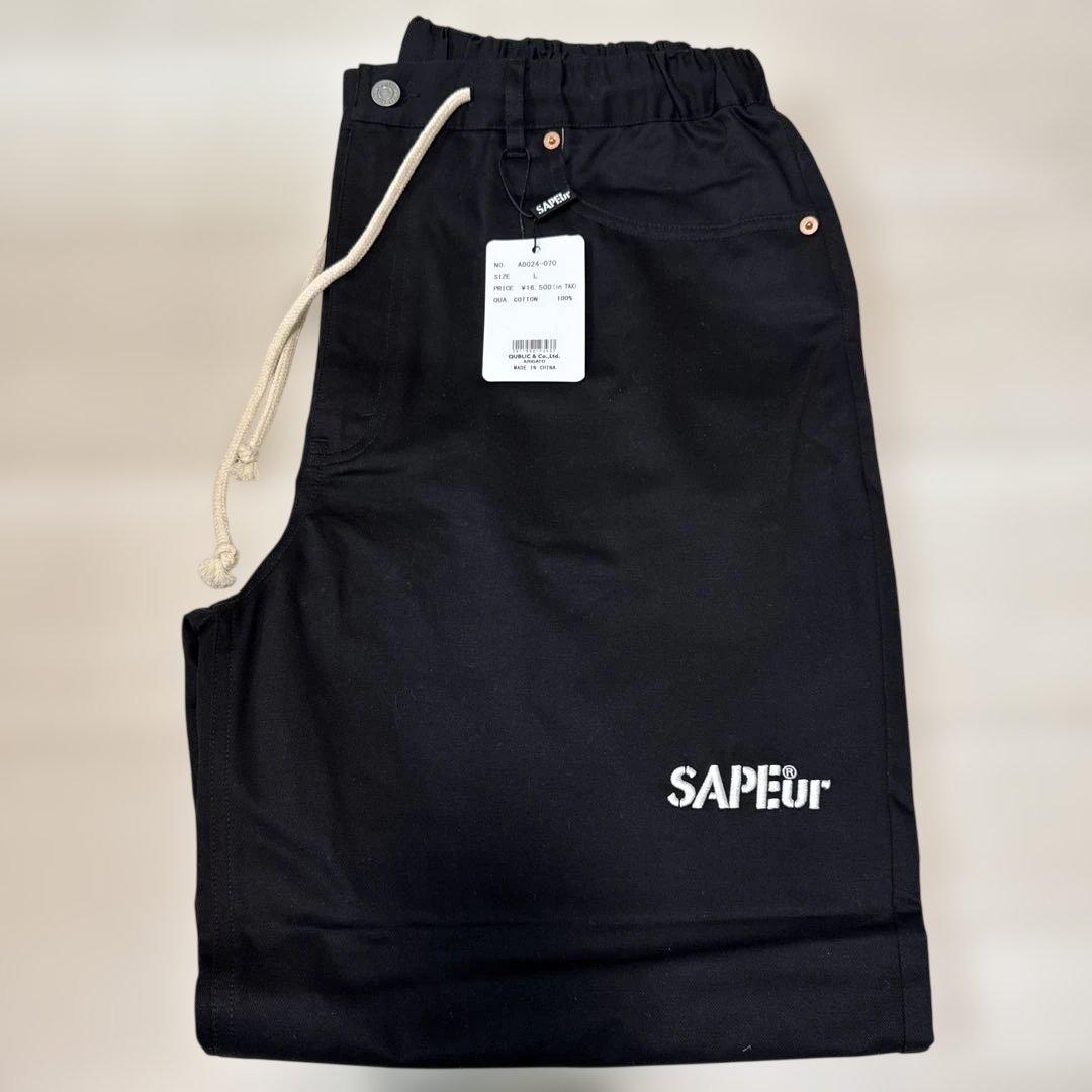 新品未使用　SAPEur サプール　スケートパンツMK3 L ブラック