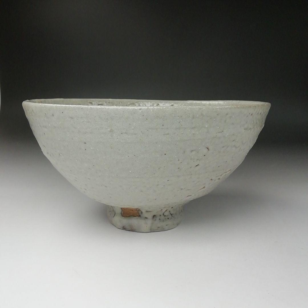 Ｔ２８７　茶碗　『井戸形茶碗』『吉川心水 作』　共箱　抹茶碗　茶道具