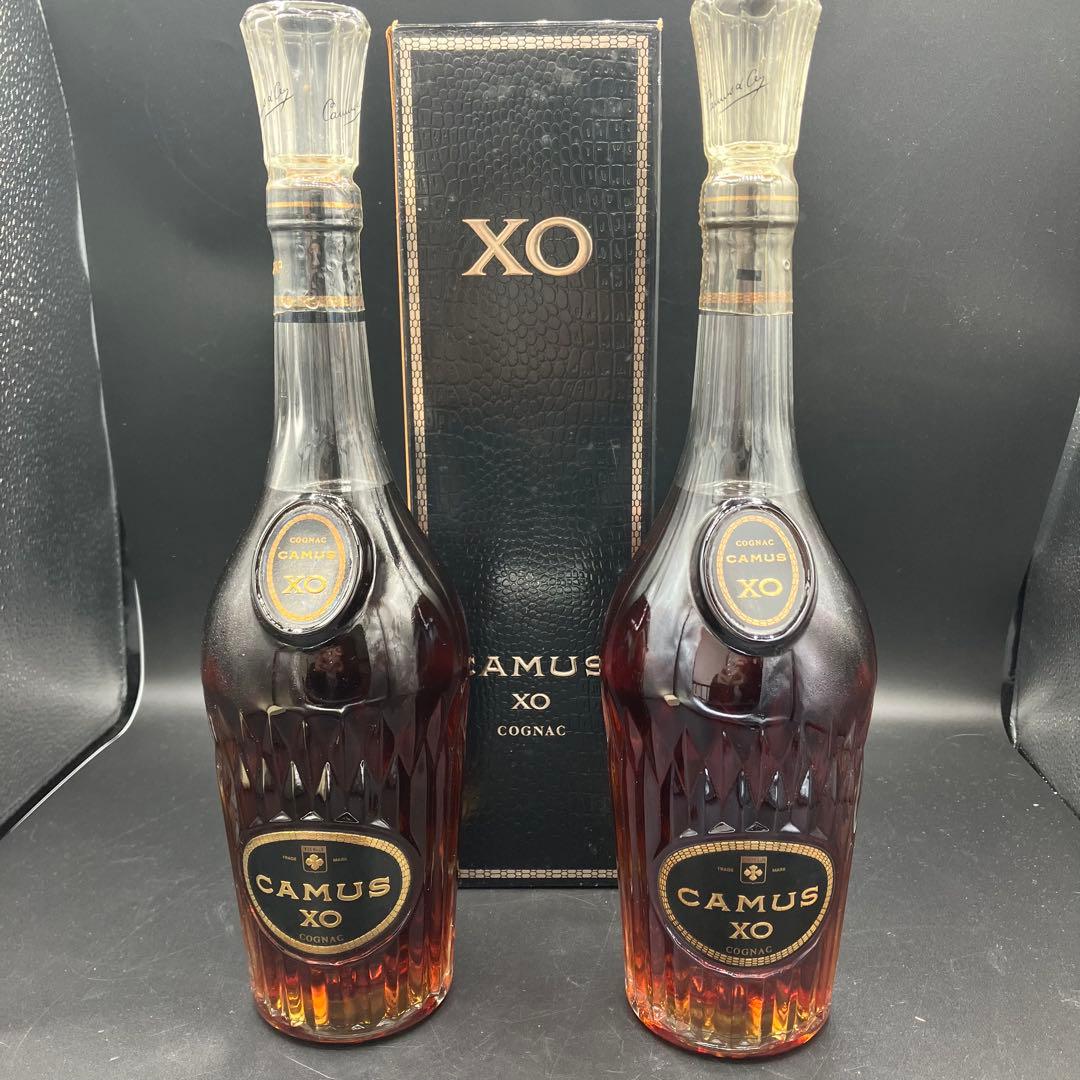 【未開栓2点】 CAMUS XO カミュ コニャック ロングネックボトル 箱付き