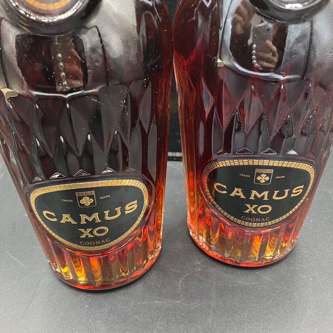 【未開栓2点】 CAMUS XO カミュ コニャック ロングネックボトル 箱付き