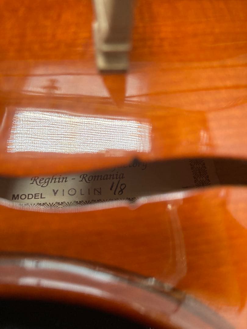 Reghin ルーマニア製　バイオリン1/8セット (付属品は追記)