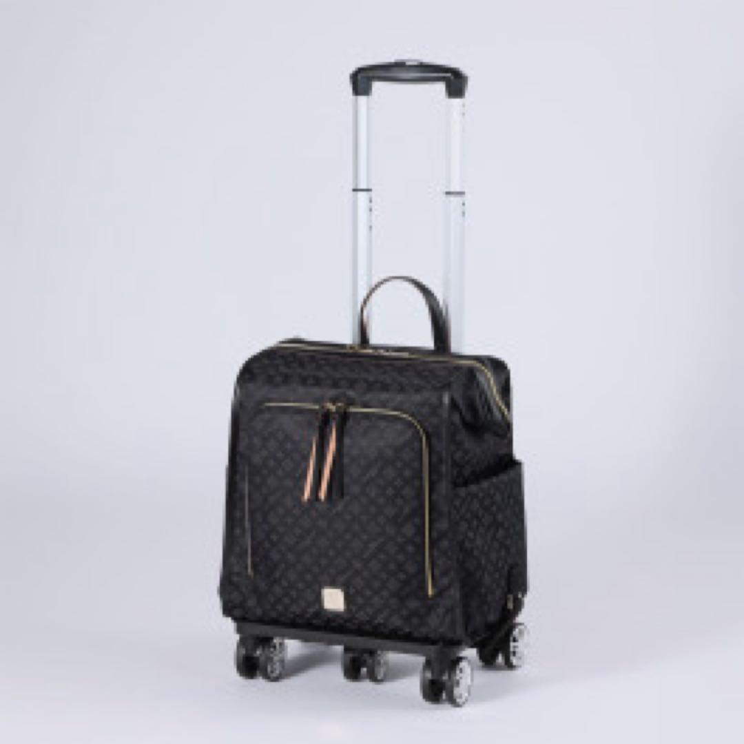 クリスチャンオリビエ はっ水ジャガード キャリーカート ブラック 36000円