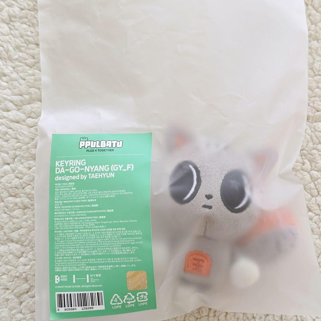 TXT プルバトゥ ダゴニャン ぬいぐるみキーリング 初期