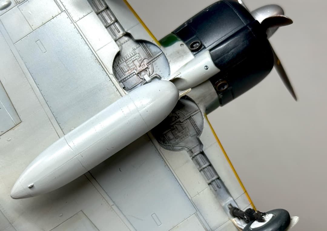 【完成品】タミヤ 1/48 零戦21型 岩本飛曹長搭乗機