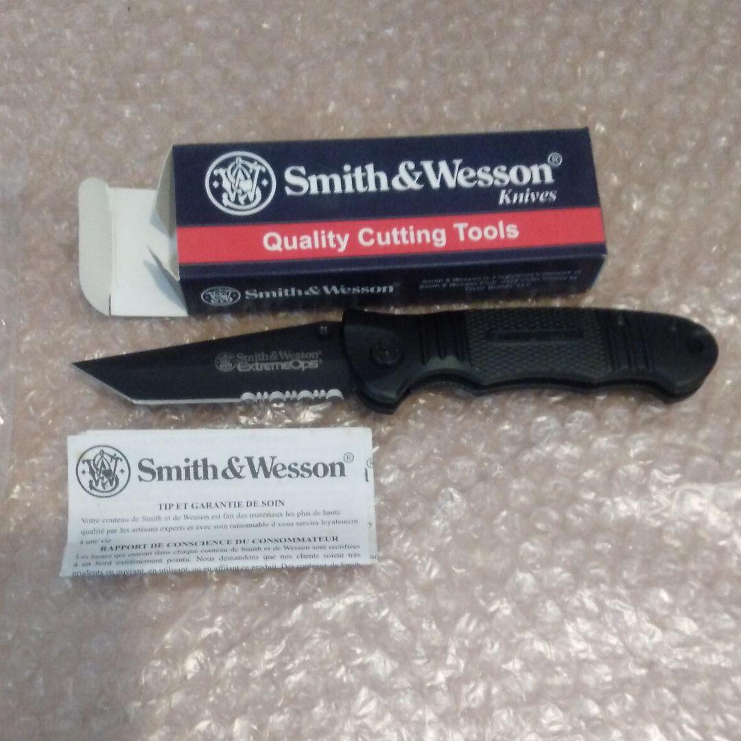 スミス＆ウェッソン。ナイフ。未使用。