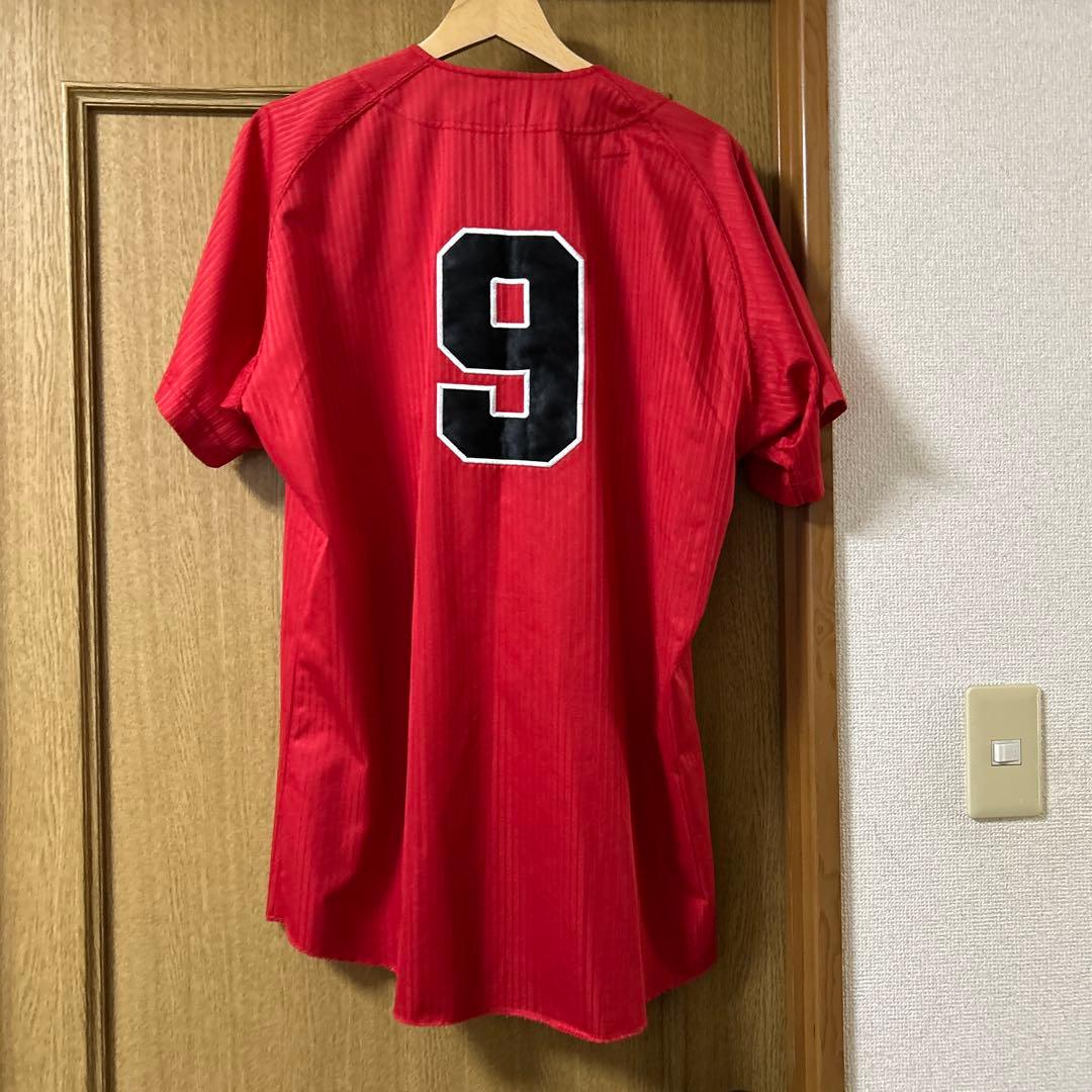 広島東洋カープ　サイズO ユニフォーム　赤道直下　背番号9