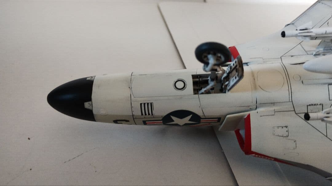 プラモデル完成機　1/48　ダグラスF4D-スカイレイ