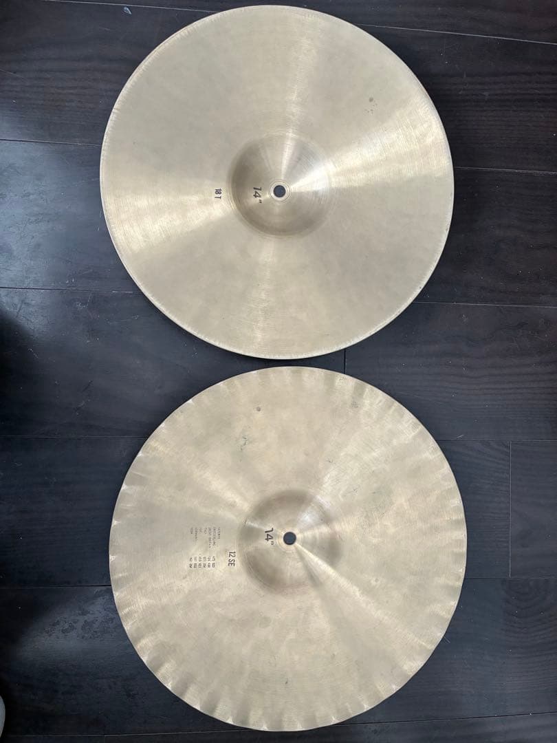 【ヴィンテージ】PaisteFormula 602 Hi-Hat 14インチペア