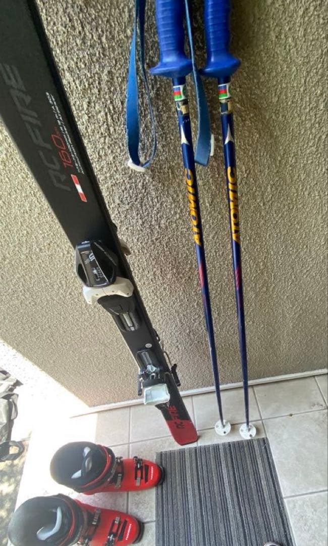 Fisher メンズスキー板、ブーツ、ストック