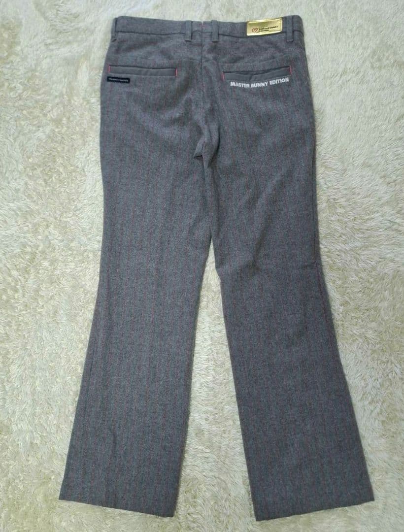 マスターバニーエディション ゴルフ パンツ 5 日本製 毛混 洗濯済