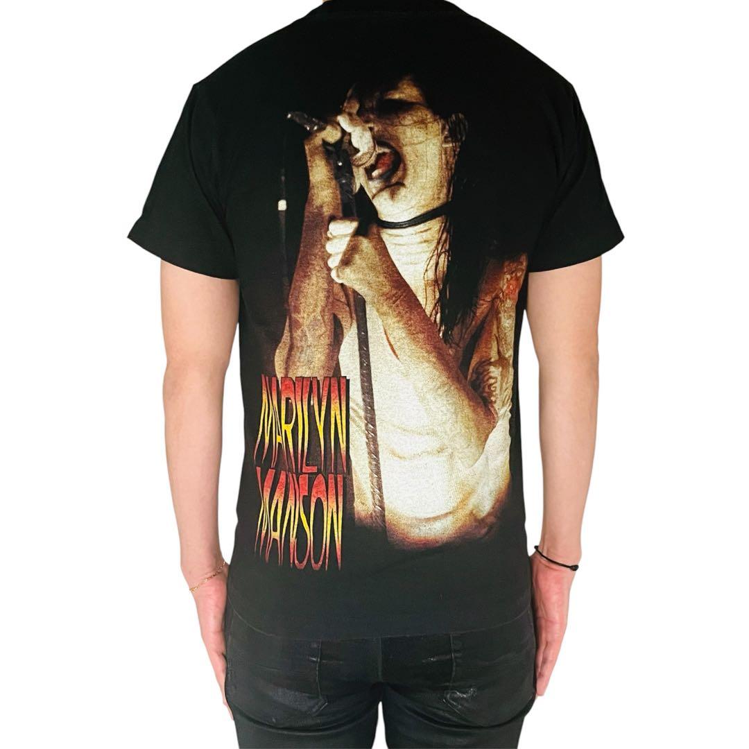 Marilyn Manson マリリン マンソン/Tシャツ/両目プリント/M