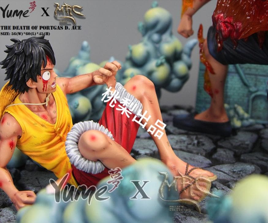 新品未開封『ワンピース』 MRC エースの死 フィギュア ガレキ スタチュー