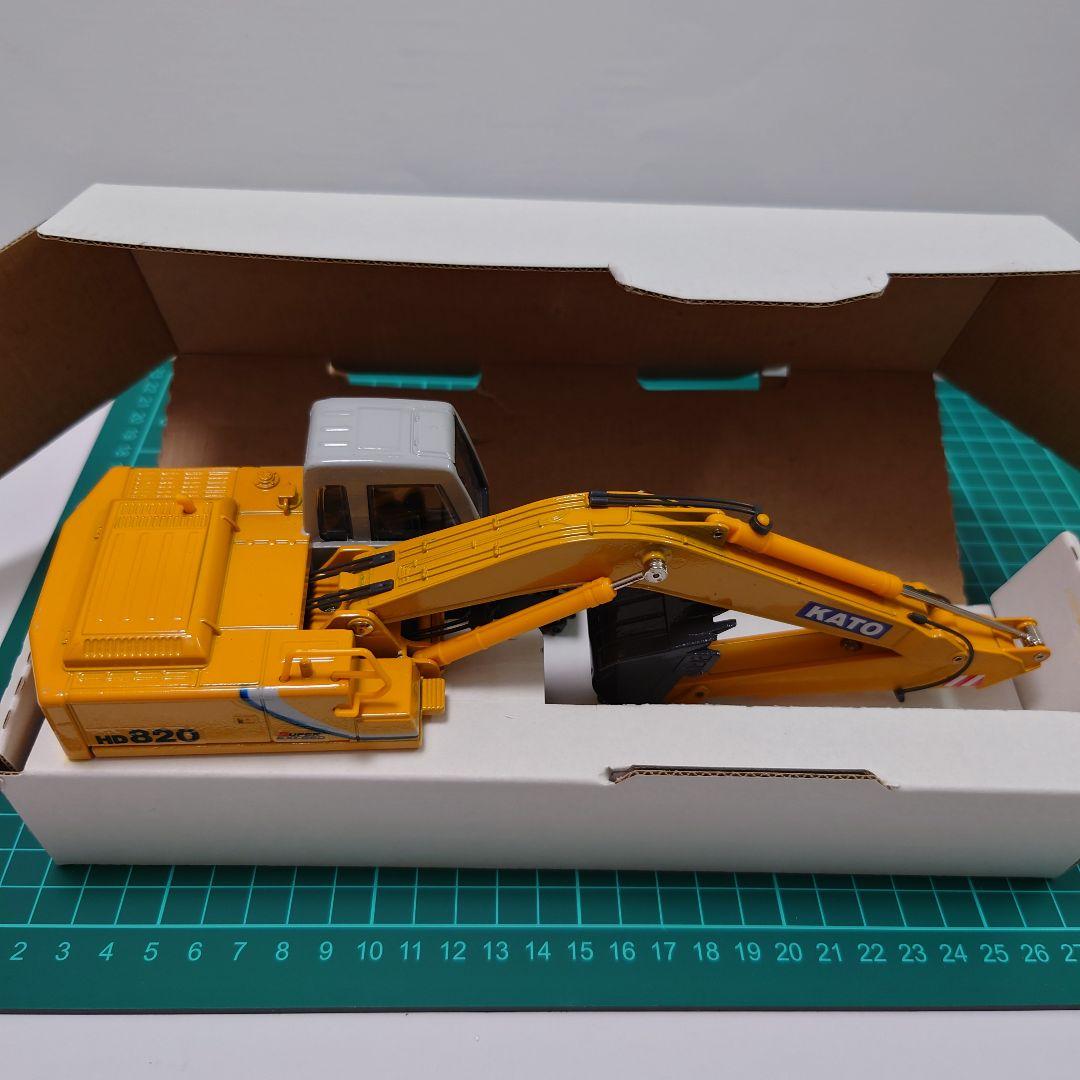 加藤　ショベルカー　建機　レトロ　ミニチュア　パワーショベル　Toy Car