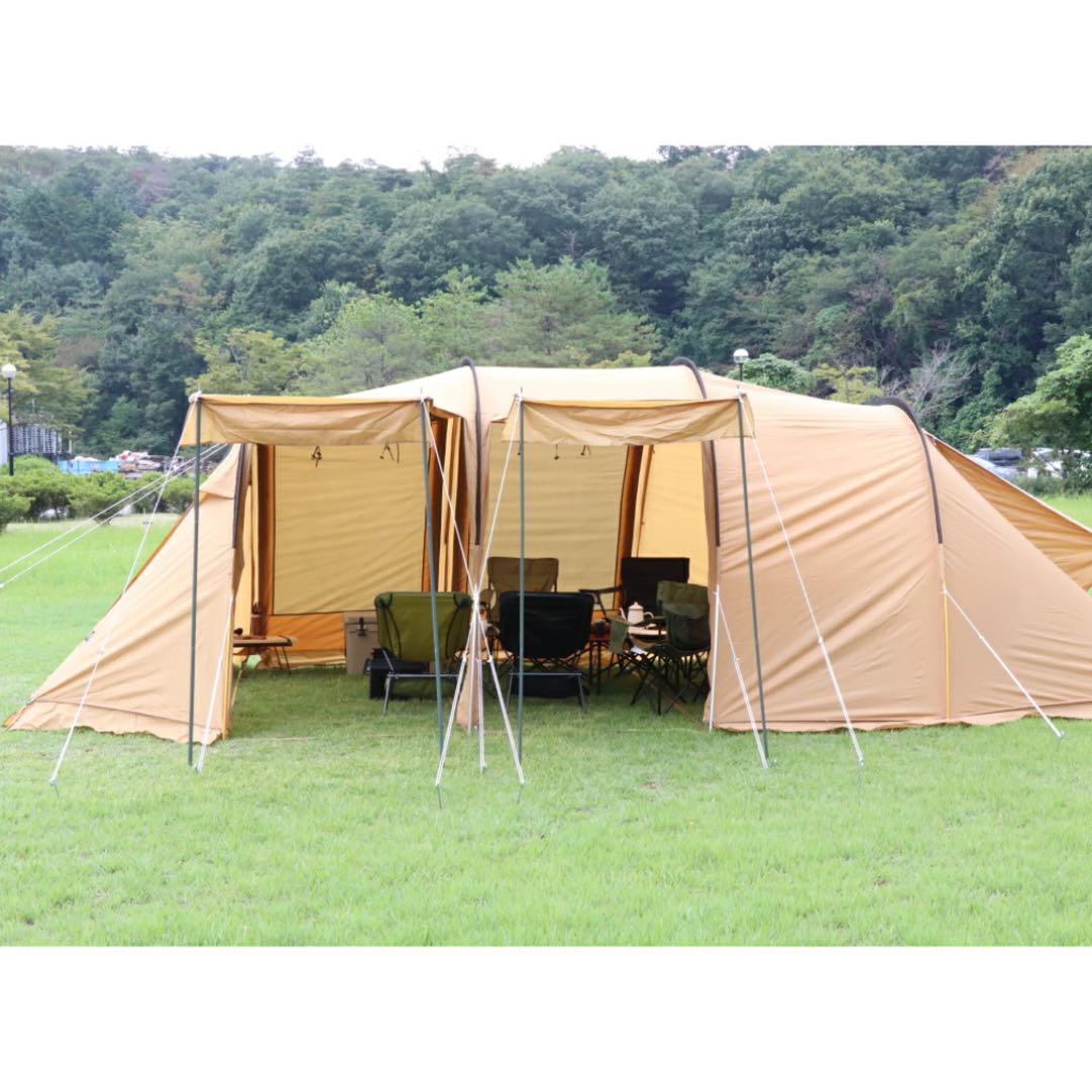 新品　イグニオ 2ルーム型テント　ドームテント 4人用　カマボコ　冬キャンプ