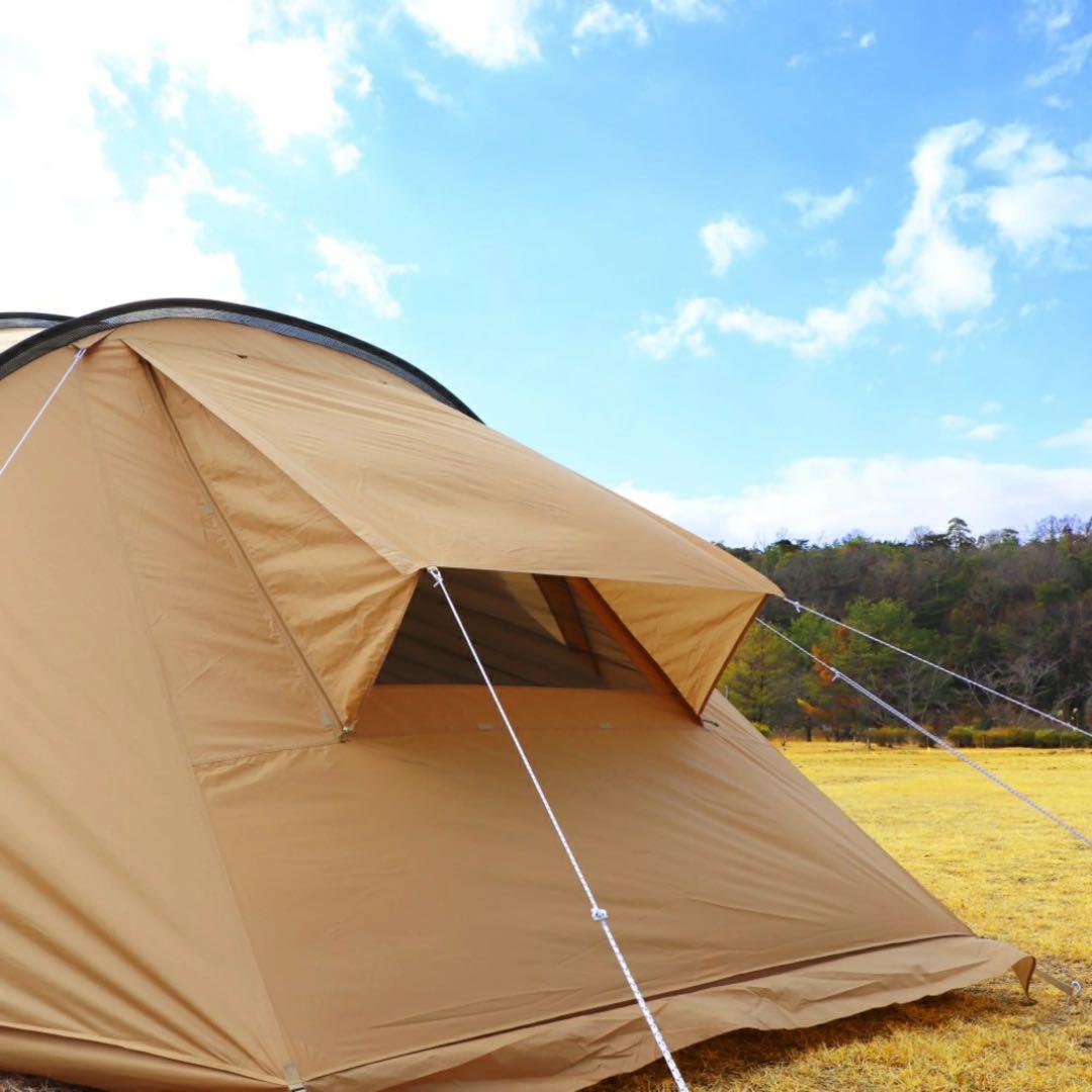 新品　イグニオ 2ルーム型テント　ドームテント 4人用　カマボコ　冬キャンプ