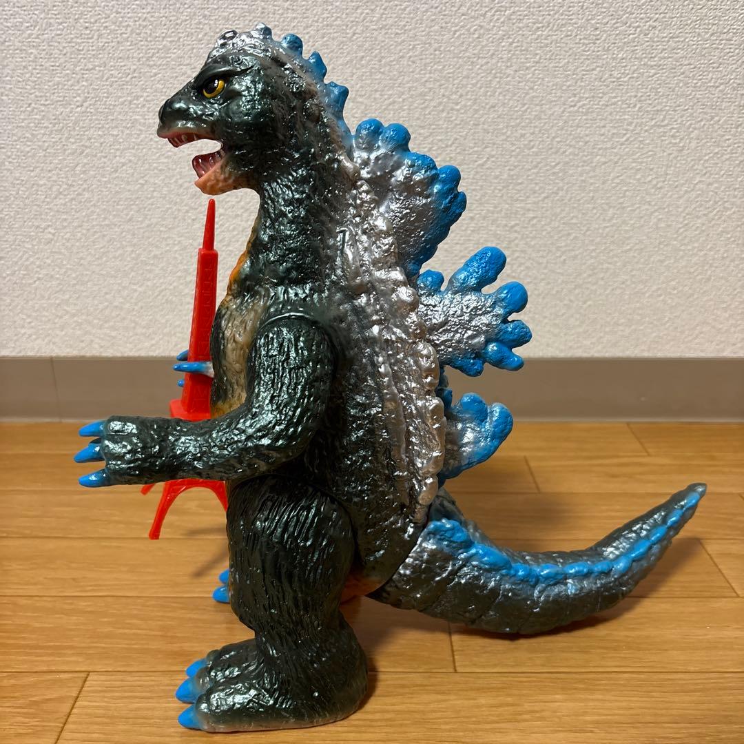 ブルマァク　Gゴジラ　ジャイアントゴジラ　ソフビ　レトロカラー　美品