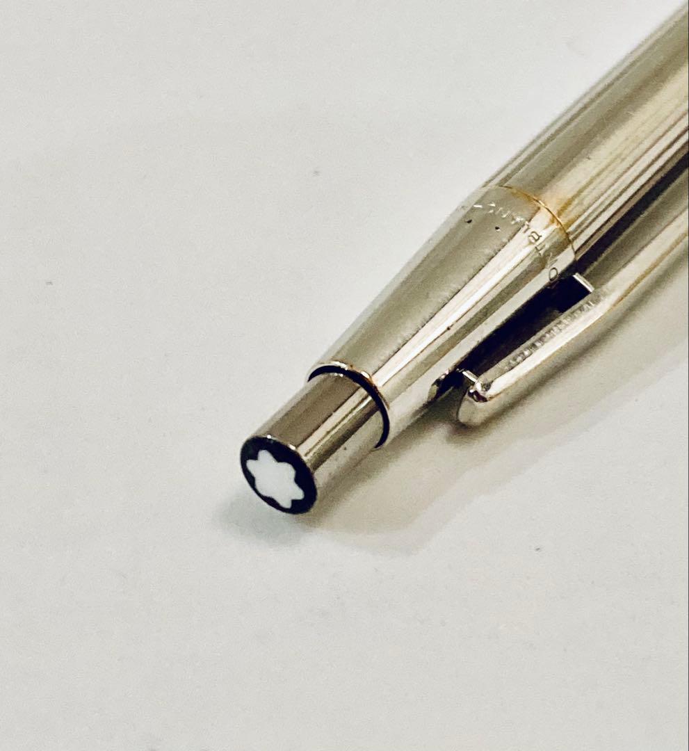 プラチナ仕上げ◆モンブラン高級ボールペン ノブレス♯1957 MONTBLANC