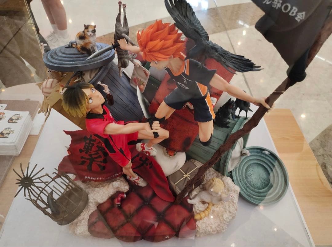 ハイキュー!! 日向翔陽VS孤爪研磨 ガレージキット ガレキ スタチュー①