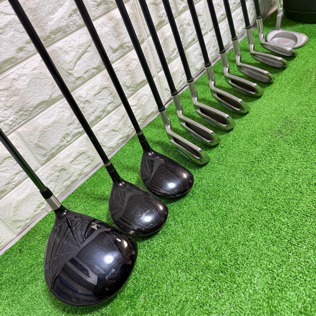 ゴルフセット　初心者応援　タイトリスト　HI-BRID ラウンド仕様　すぐ使える