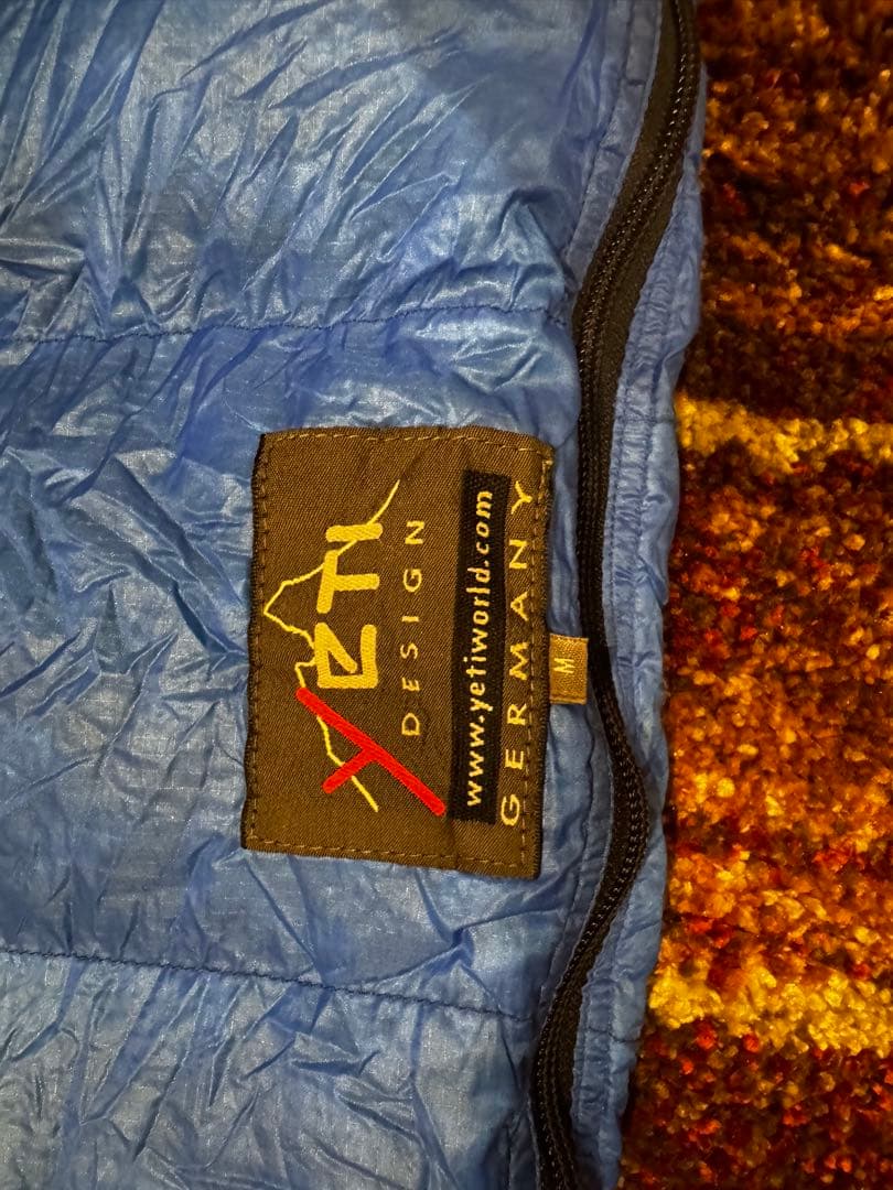 希少 Yeti ダウンシュラフ ドイツ製　インナーシュラフ サーマルシーツ UL