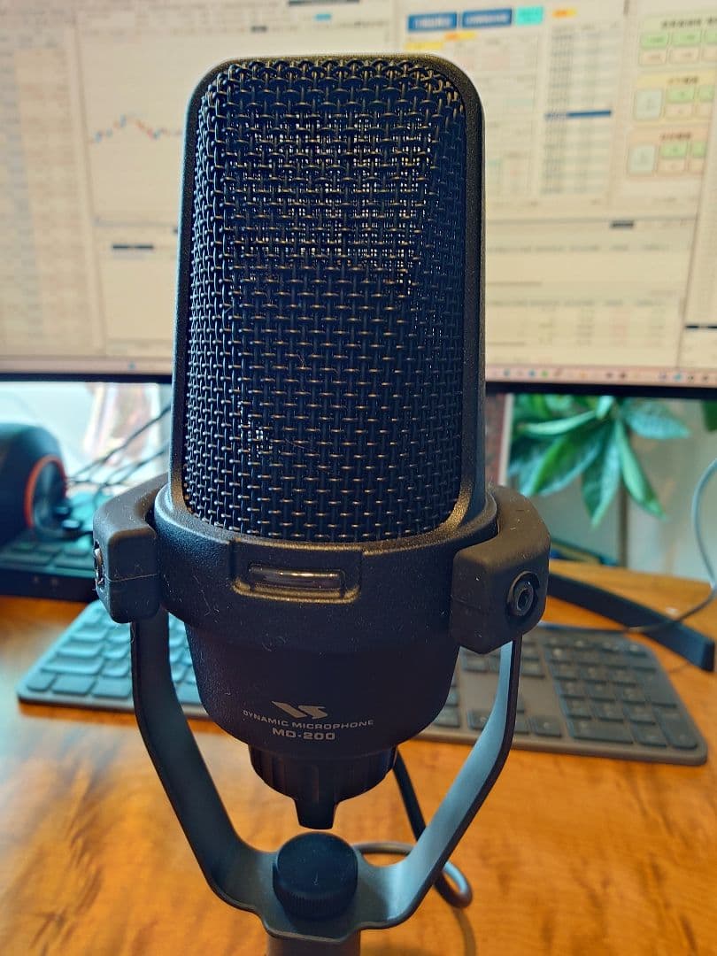 通信機専用最高級デスクトップマイクロホン YAESU MD-200A8X