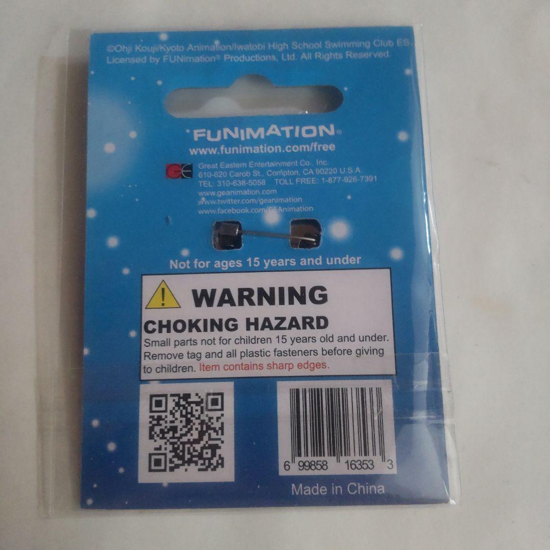 Free! ハイスピード　アメリカ限定　缶バッジ　七瀬遙　ココス　コースター