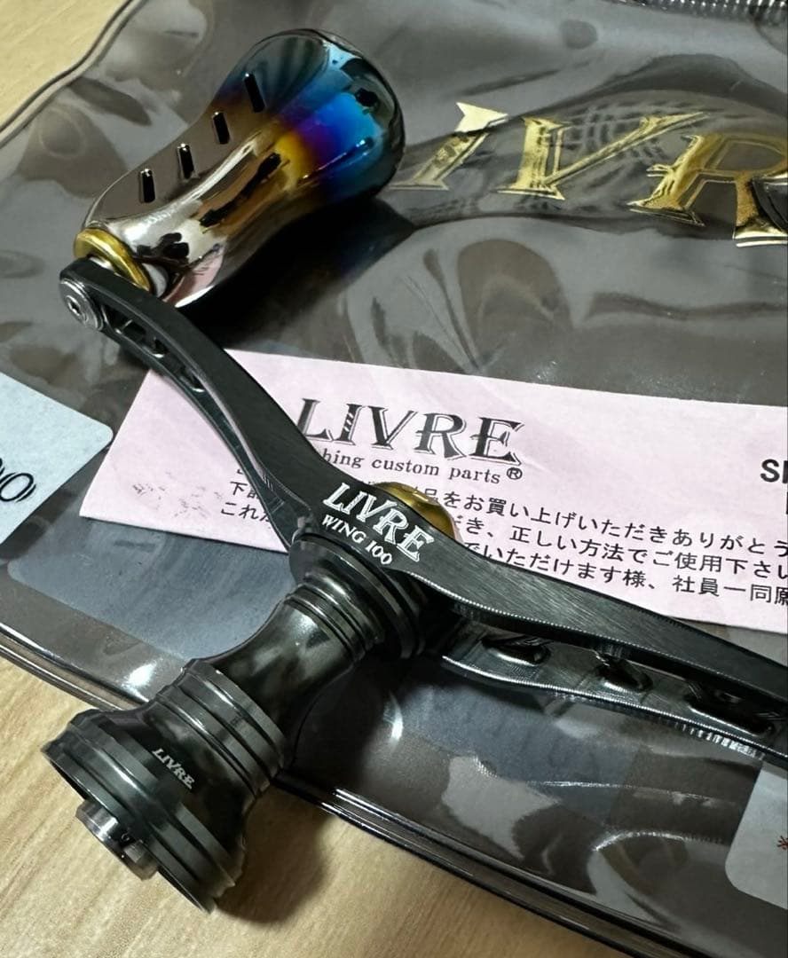 LIVRE リブレDAIWAリール WING 100 Fino Plusガンメタ
