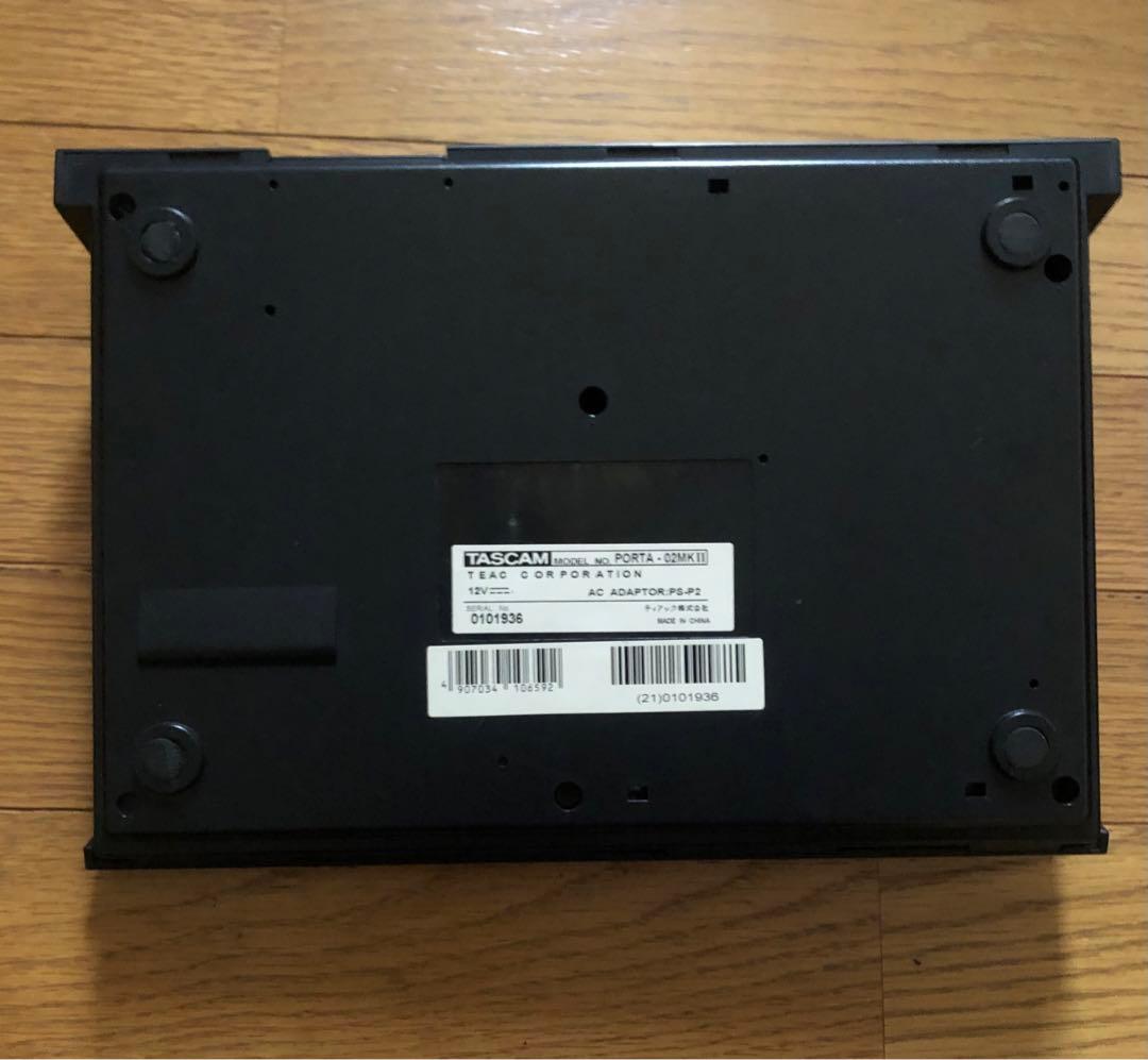 RuruTASCAM PORTA02 MK2カセットMTR純正アダプター付