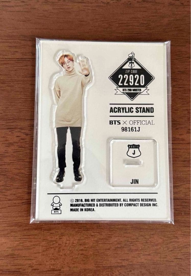 BTS 公式　アクリルスタンド　ソクジン　 9点